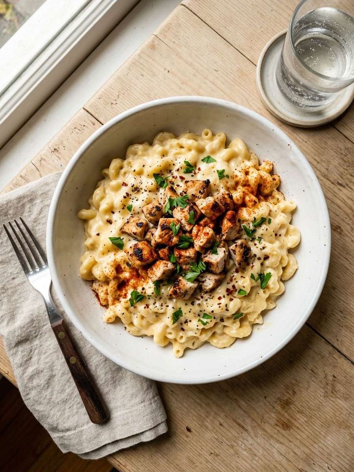 Chicken mac and cheese